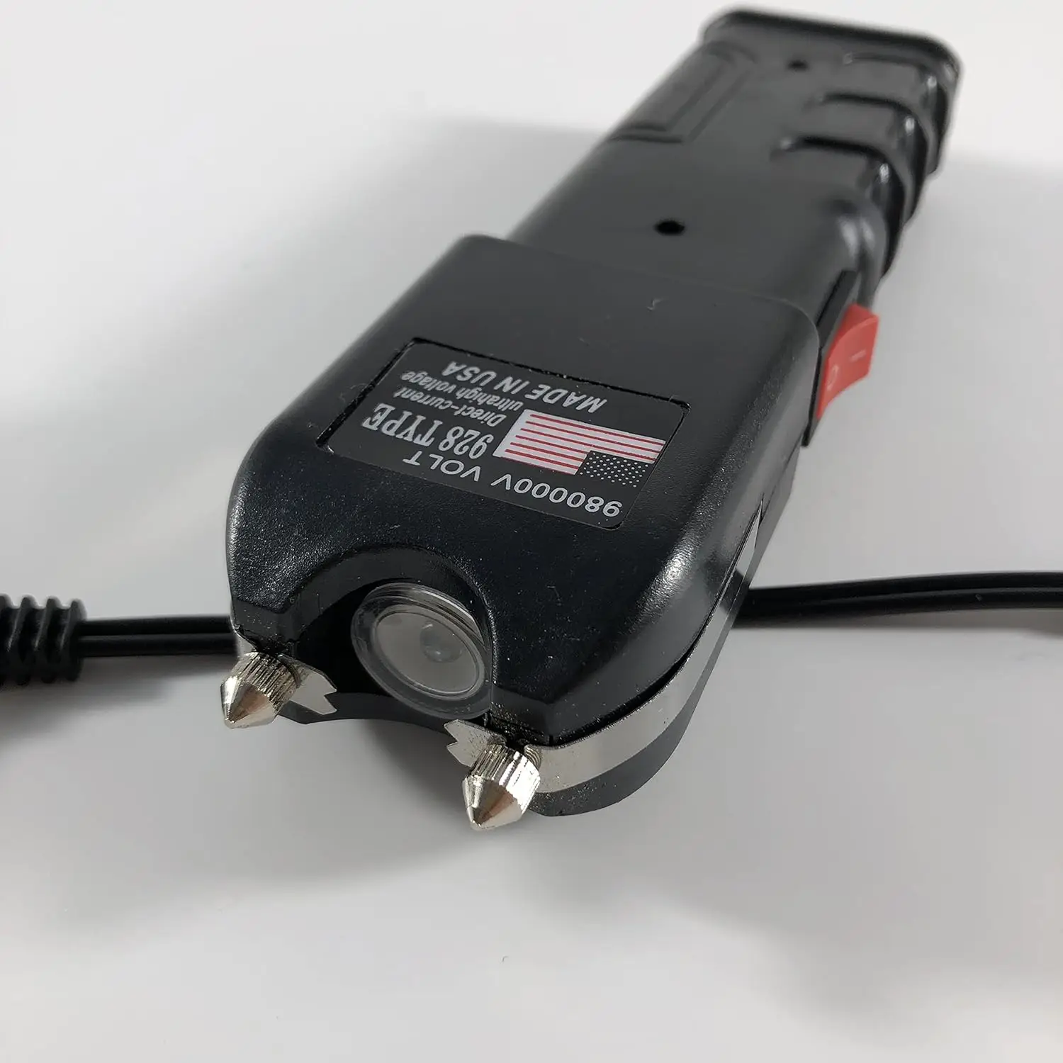 সেলফ-ডিফেন্স হেভি ডিউটি স্টান গান Self-Defense Stun Gun with Flashlight (Big Size) - Image 3