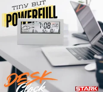 Transparent Glass Desk Clock – স্বচ্ছ কাঁচের ডেস্ক ঘড়ি