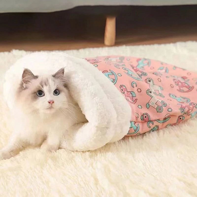 Cat Sleeping Bag বিড়ালের গুমানোর ব্যাগ - Image 4