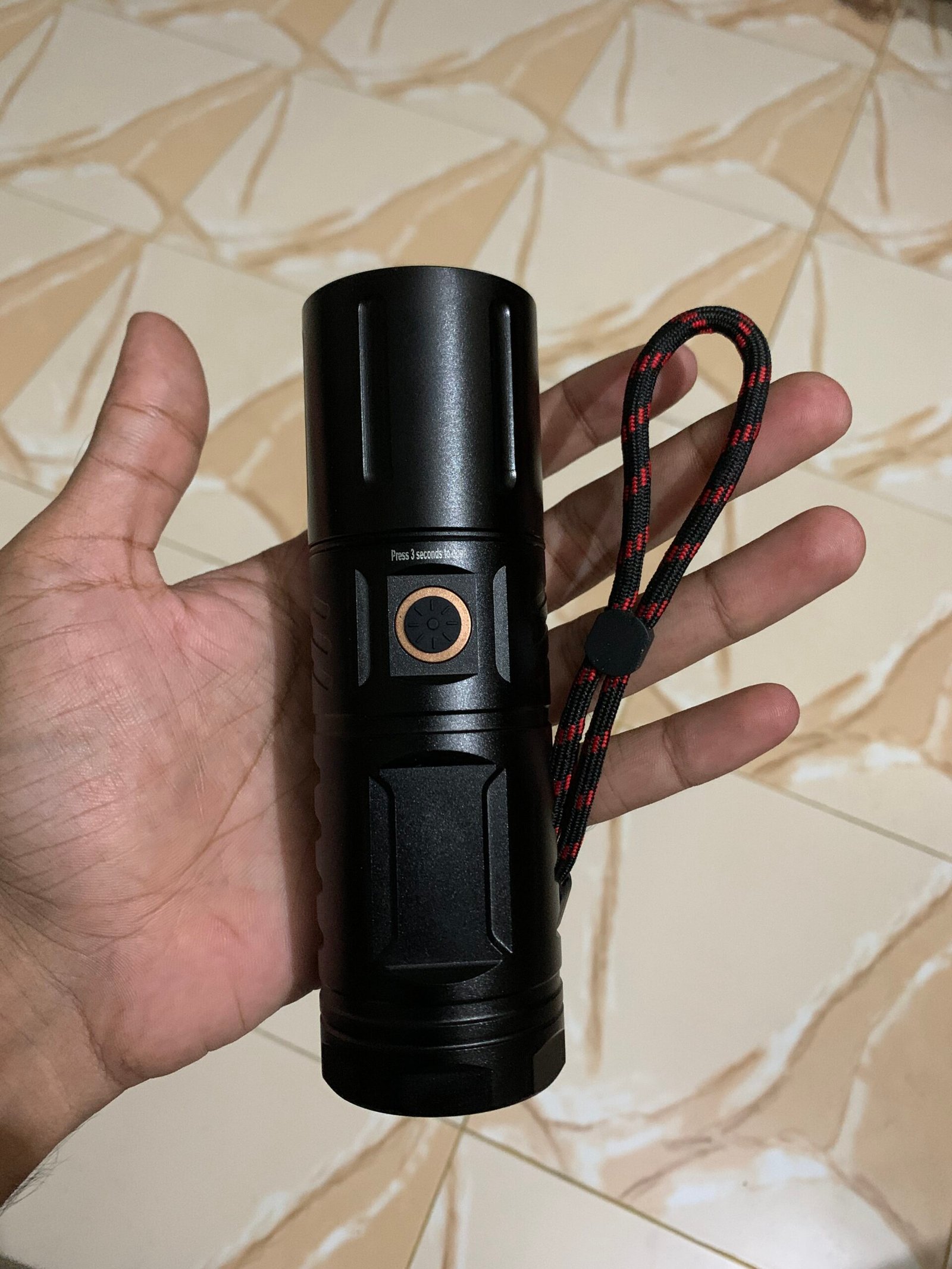 Aluminum Strong Light Zoomable USB Tactical Torch Flashlight Led Rechargeable Mini Flashlight - Image 5