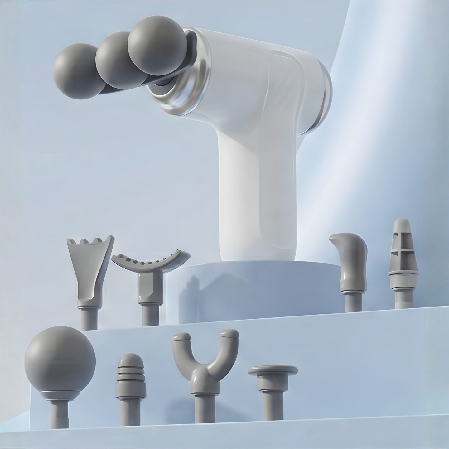 Blueidea Triple-Head Fascia Gun